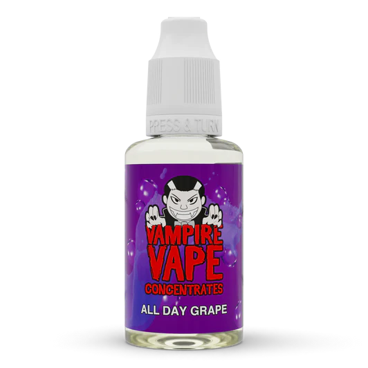 Vampire Vape - All Day Grape Flavour Concentrate - 30ml