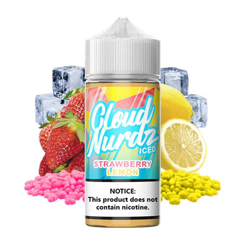 Cloud Nurdz Iced - Strawberry Lemon - 100ml