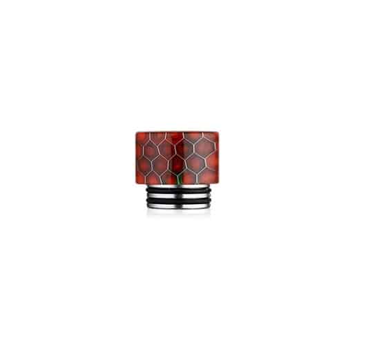 Grid Resin & Stainless Drip Tip for Smok TFV8 & 810