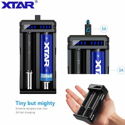 Xtar SC2 2-slot Max 3A Quick Charger