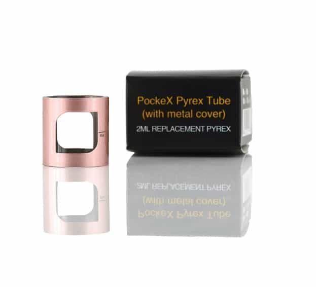 Aspire PockeX 2ml Pyrex Tube With Metal Cover