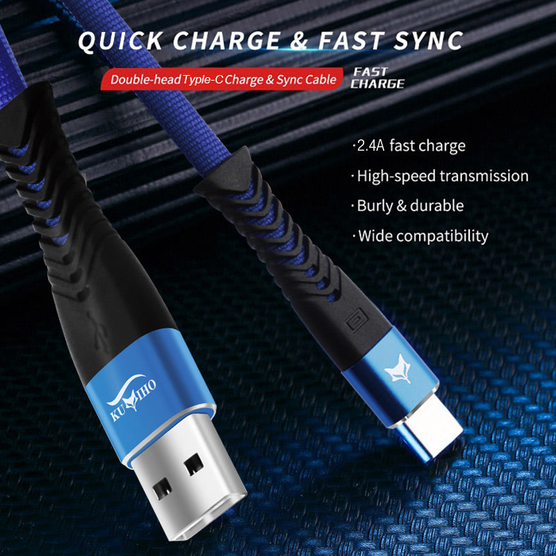 Kumiho K2 Zn-alloy Fast Charge Sync Type-C Cable